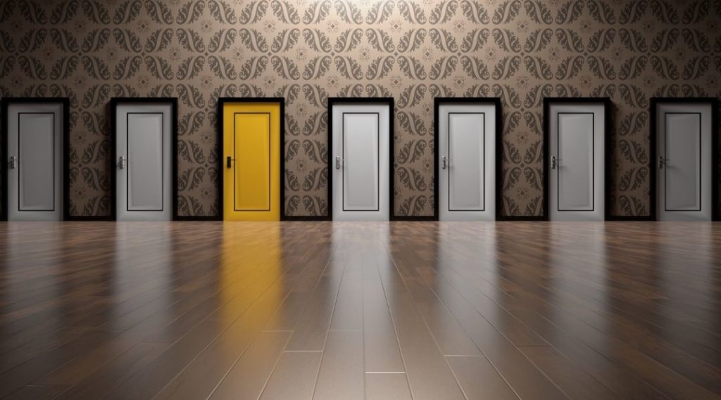 Opções de porta de fundo de Paisley
